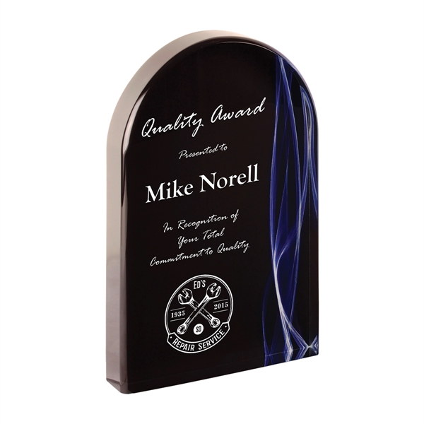 5" x 1" x 8" freestanding arch-shaped acrylic award.... from ASI 74601 Calico