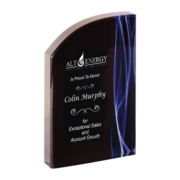 5" x 1" x 8" freestanding arch-shaped acrylic award.... from ASI 74601 Calico