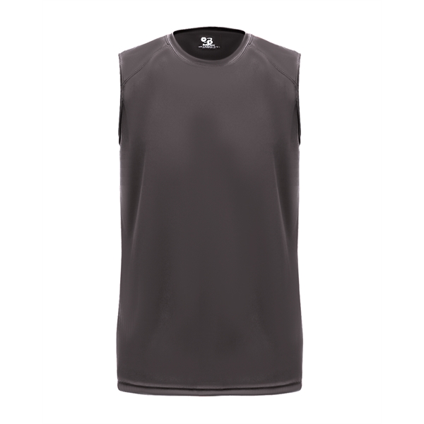 Youth sleeveless tee with sport paneled shoulder for maximum movement, heat... from ASI 37461 Augusta Sportswear