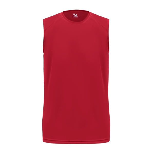 Youth sleeveless tee with sport paneled shoulder for maximum movement, heat... from ASI 37461 Augusta Sportswear