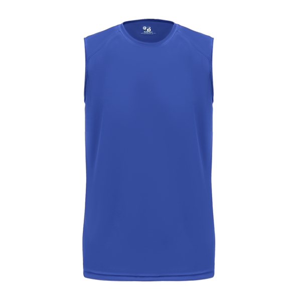 Youth sleeveless tee with sport paneled shoulder for maximum movement, heat... from ASI 37461 Augusta Sportswear