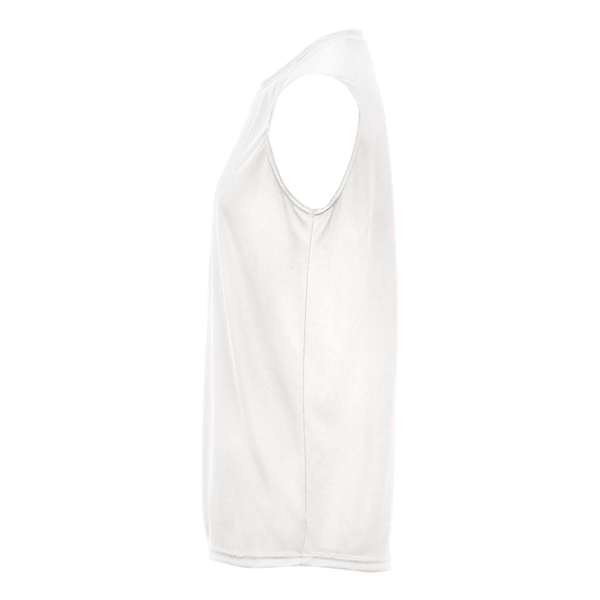 Youth sleeveless tee with sport paneled shoulder for maximum movement, heat... from ASI 37461 Augusta Sportswear