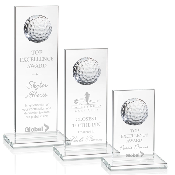 This illustrious Starfire Crystal award stands upright on an elegant Starfire... from ASI 84592 St Regis Group / St Regis