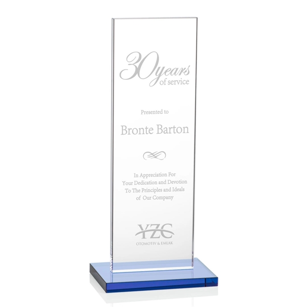 This illustrious Starfire Crystal award stands upright on an elegant Sky... from ASI 84592 St Regis Group / St Regis