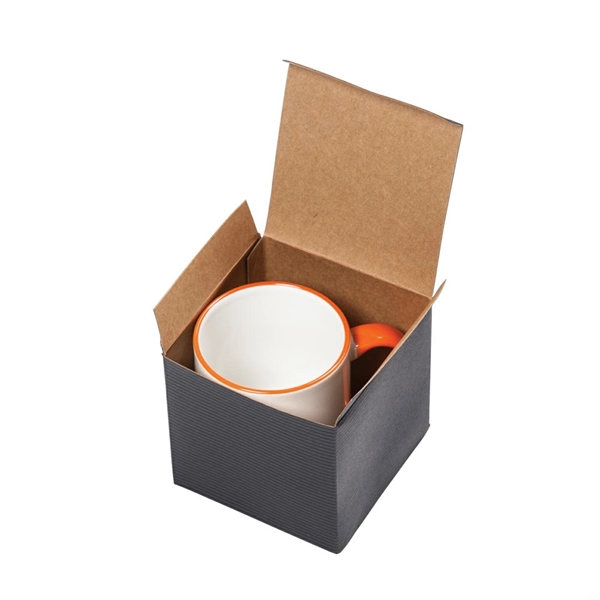 Our classic Tuckson white ceramic mug is accented with colorful glazed... from ASI 84592 St Regis Group