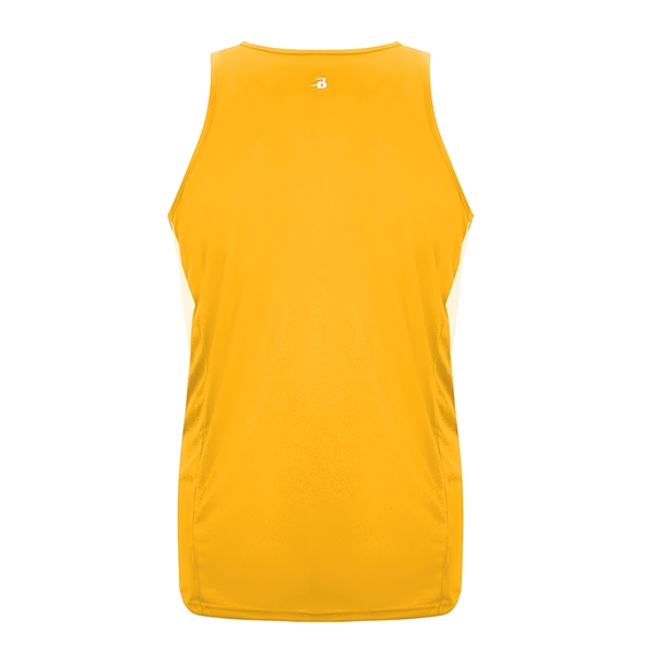Youth singlet with contrast side inserts, double-needle hem, self-fabric binding neck... from ASI 37461 Augusta Sportswear