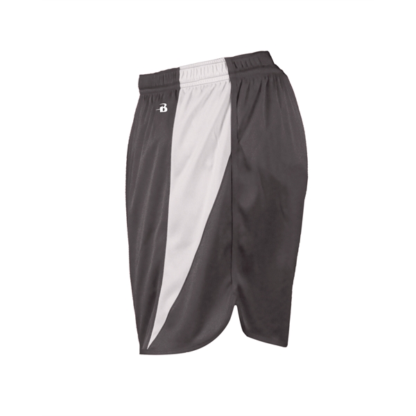 Youth shorts with 3. 5" inseam, self-fabric binding on hem, 1"... from ASI 37461 Augusta Sportswear