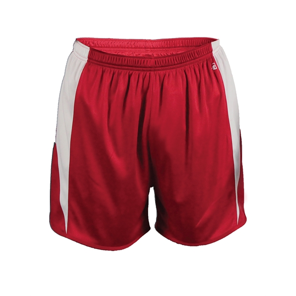 Youth shorts with 3. 5" inseam, self-fabric binding on hem, 1"... from ASI 37461 Augusta Sportswear