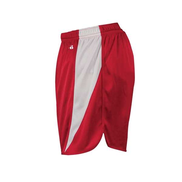 Youth shorts with 3. 5" inseam, self-fabric binding on hem, 1"... from ASI 37461 Augusta Sportswear