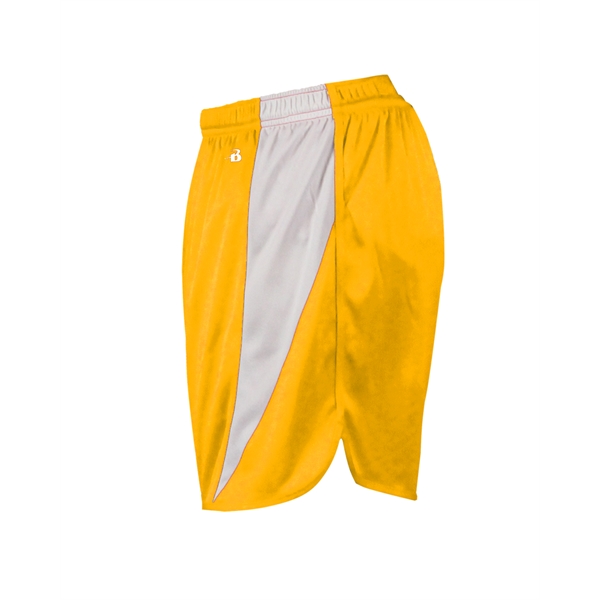 Youth shorts with 3. 5" inseam, self-fabric binding on hem, 1"... from ASI 37461 Augusta Sportswear