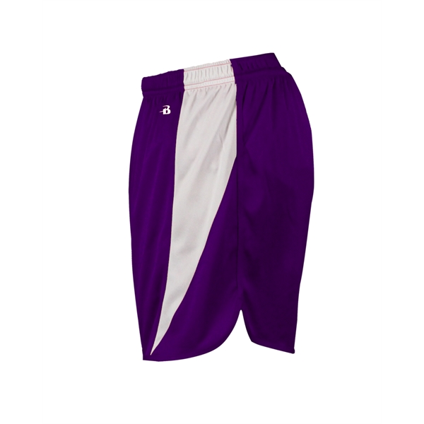 Youth shorts with 3. 5" inseam, self-fabric binding on hem, 1"... from ASI 37461 Augusta Sportswear
