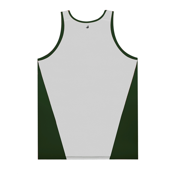 Youth singlet with contrast arrow mesh back panel, double-needle hem, self-fabric... from ASI 37461 Augusta Sportswear