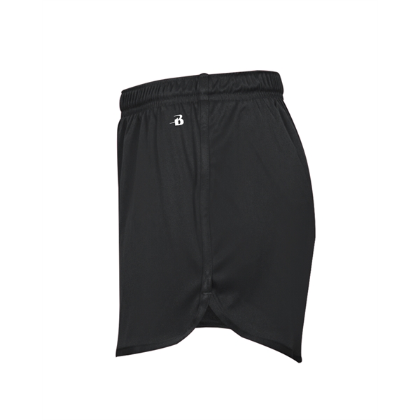 Track shorts with 1" covered elastic waistband with drawcord, inner brief... from ASI 37461 Augusta Sportswear