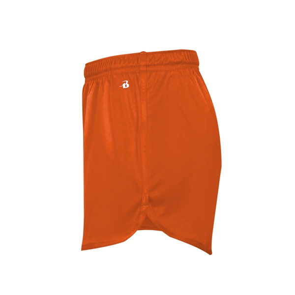 Track shorts with 1" covered elastic waistband with drawcord, inner brief... from ASI 37461 Augusta Sportswear