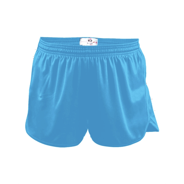 Track shorts with 1" covered elastic waistband with drawcord, inner brief... from ASI 37461 Augusta Sportswear