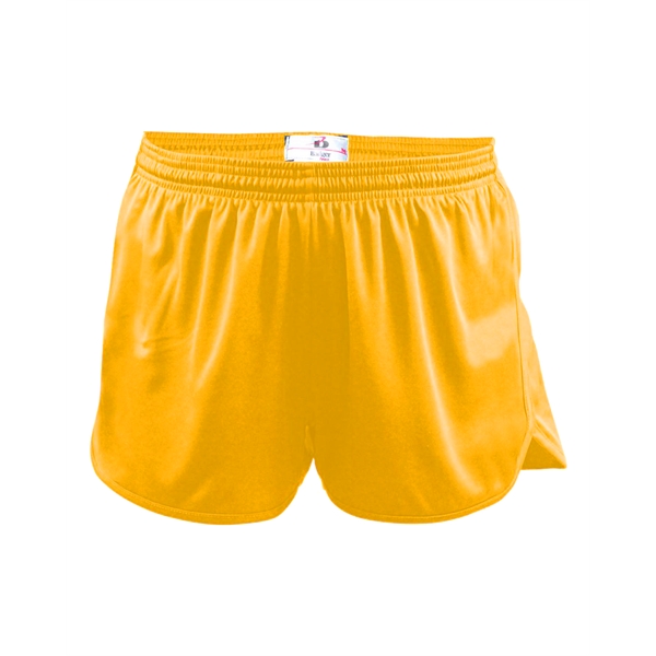 Track shorts with 1" covered elastic waistband with drawcord, inner brief... from ASI 37461 Augusta Sportswear