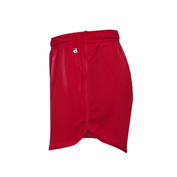 Track shorts with 1" covered elastic waistband with drawcord, inner brief... from ASI 37461 Augusta Sportswear