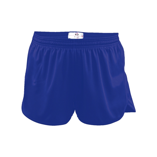 Track shorts with 1" covered elastic waistband with drawcord, inner brief... from ASI 37461 Augusta Sportswear