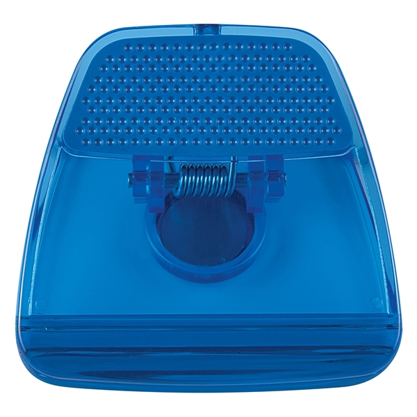 Memo clip with a top rubber grip, spring-loaded hinge, and a... from ASI 61125 Hit Promotional Products / Hit®