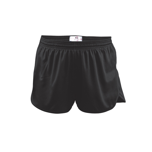 Women's shorts with 1" covered elastic waistband with drawcord, Badger heat... from ASI 37461 Augusta Sportswear