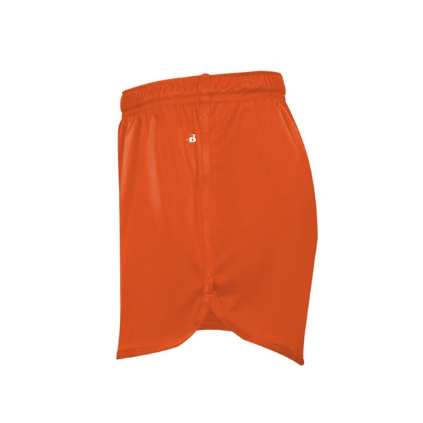 Women's shorts with 1" covered elastic waistband with drawcord, Badger heat... from ASI 37461 Augusta Sportswear