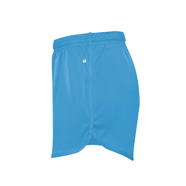 Women's shorts with 1" covered elastic waistband with drawcord, Badger heat... from ASI 37461 Augusta Sportswear