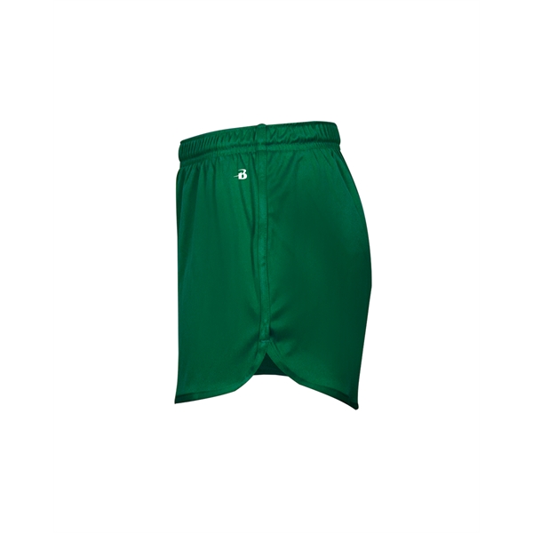 Women's shorts with 1" covered elastic waistband with drawcord, Badger heat... from ASI 37461 Augusta Sportswear