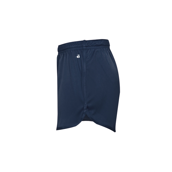 Women's shorts with 1" covered elastic waistband with drawcord, Badger heat... from ASI 37461 Augusta Sportswear