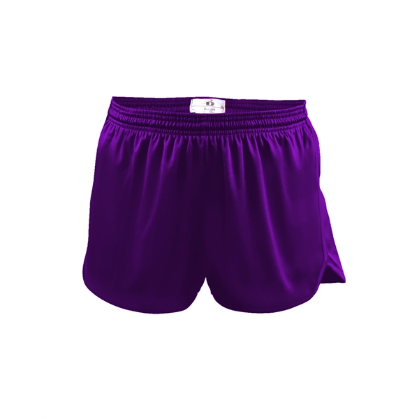 Women's shorts with 1" covered elastic waistband with drawcord, Badger heat... from ASI 37461 Augusta Sportswear