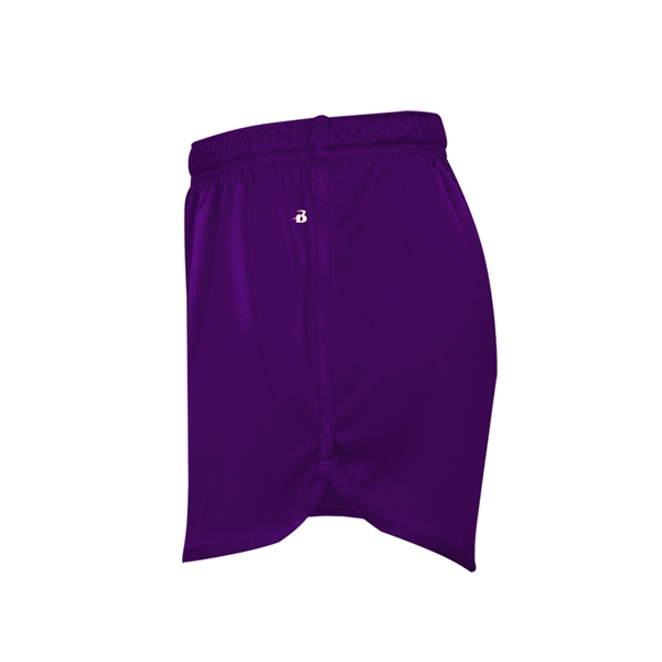 Women's shorts with 1" covered elastic waistband with drawcord, Badger heat... from ASI 37461 Augusta Sportswear