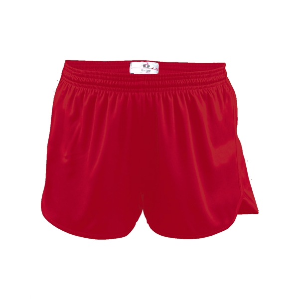 Women's shorts with 1" covered elastic waistband with drawcord, Badger heat... from ASI 37461 Augusta Sportswear