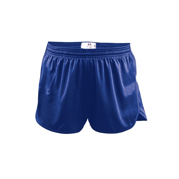 Women's shorts with 1" covered elastic waistband with drawcord, Badger heat... from ASI 37461 Augusta Sportswear