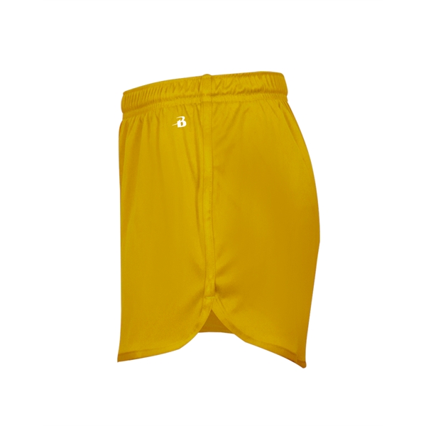 Youth track shorts with self-fabric binding on hem, 1" covered elastic... from ASI 37461 Augusta Sportswear