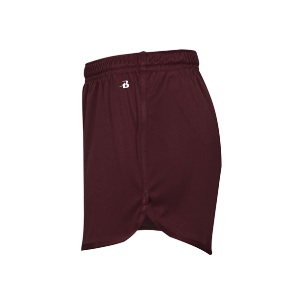 Youth track shorts with self-fabric binding on hem, 1" covered elastic... from ASI 37461 Augusta Sportswear