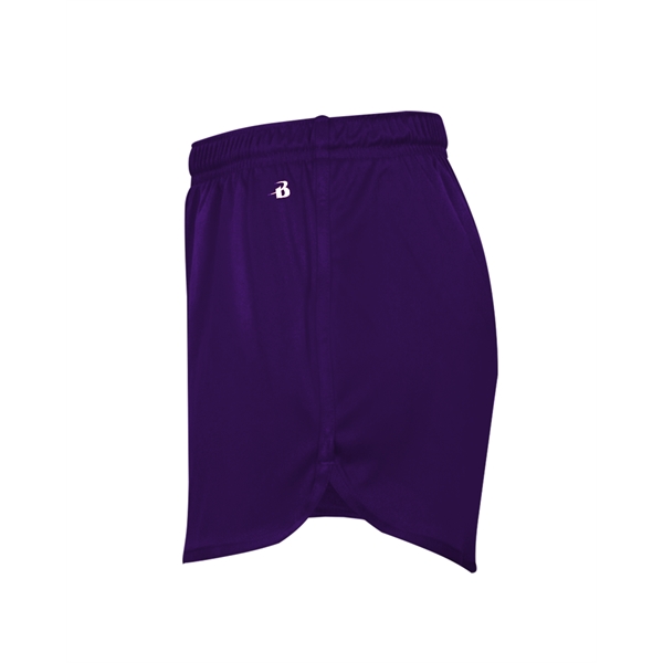 Youth track shorts with self-fabric binding on hem, 1" covered elastic... from ASI 37461 Augusta Sportswear