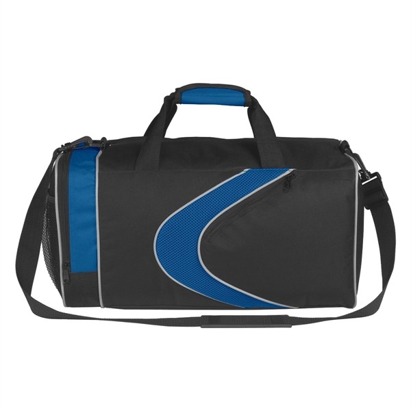 Sports duffel bag with top zippered compartment and shoulder strap.... from ASI 61125 Hit Promotional Products / Hit®