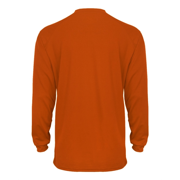 Long sleeve t-shirt with sport paneled shoulder for maximum movement, double-needle... from ASI 37461 Augusta Sportswear