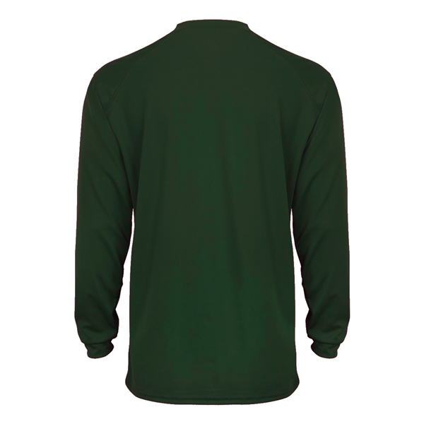 Long sleeve t-shirt with sport paneled shoulder for maximum movement, double-needle... from ASI 37461 Augusta Sportswear