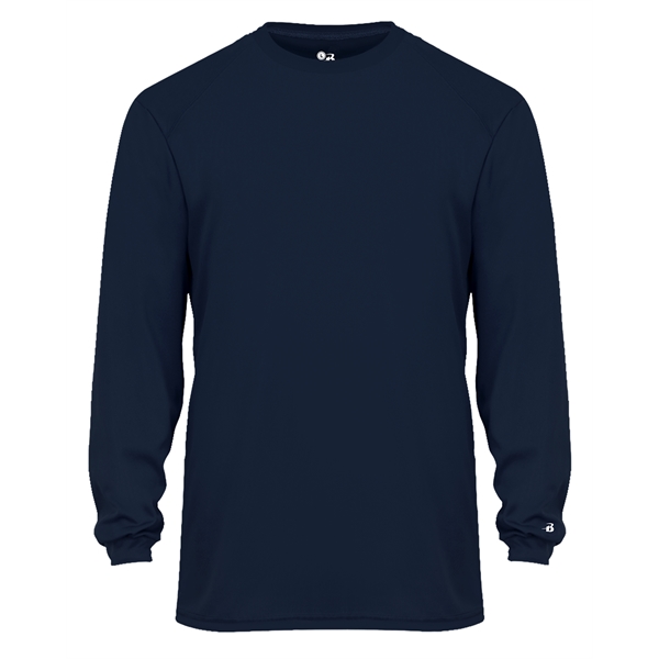 Long sleeve t-shirt with sport paneled shoulder for maximum movement, double-needle... from ASI 37461 Augusta Sportswear