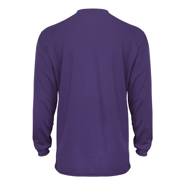 Long sleeve t-shirt with sport paneled shoulder for maximum movement, double-needle... from ASI 37461 Augusta Sportswear