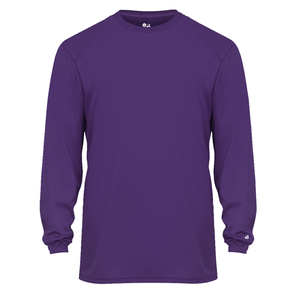 Long sleeve t-shirt with sport paneled shoulder for maximum movement, double-needle... from ASI 37461 Augusta Sportswear
