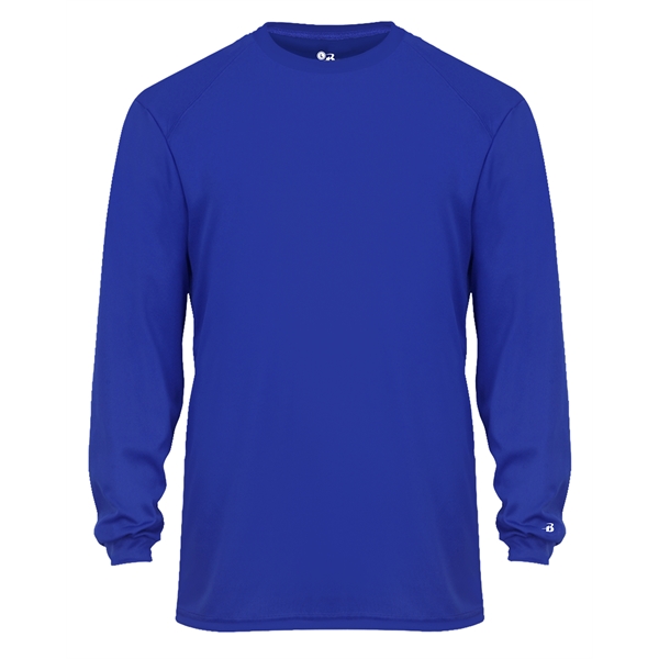 Long sleeve t-shirt with sport paneled shoulder for maximum movement, double-needle... from ASI 37461 Augusta Sportswear