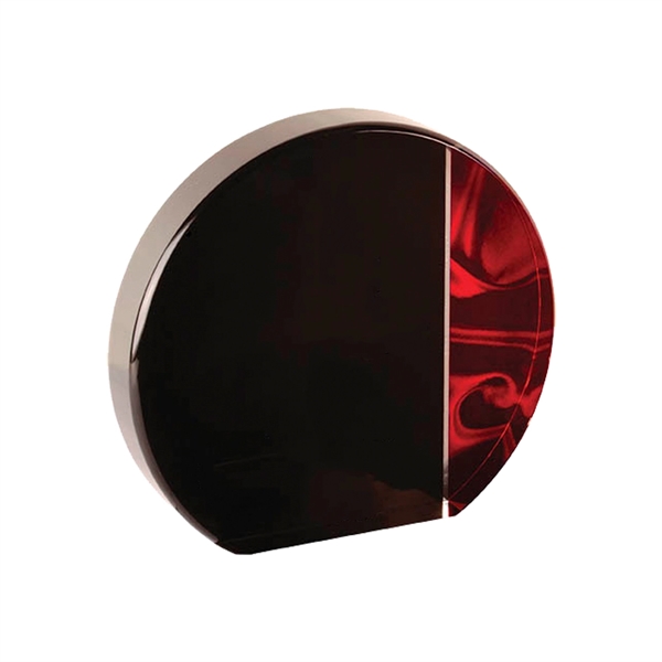 6 1/2" x 1" x 5" round acrylic red velvet freestanding... from ASI 74601 Calico