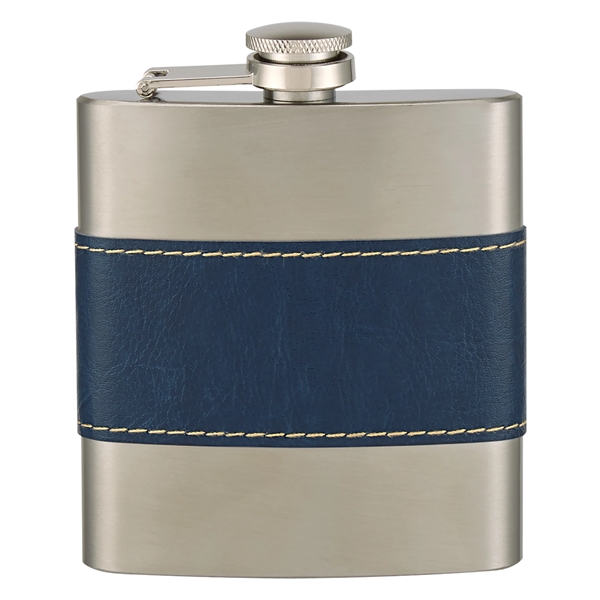 6 oz. stainless steel flask with a self-attached, screw-on, spill-resistant lid.... from ASI 61125 Hit Promotional Products / Hit®