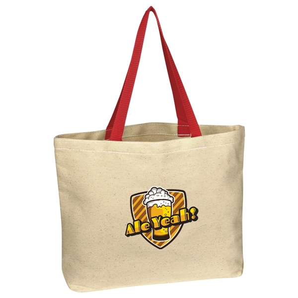 Natural Cotton Canvas Tote Bag.  8 oz. Canvas.  20"... from ASI 61125 Hit Promotional Products / Hit®