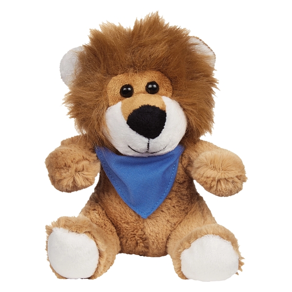 6" plush lion with imprinted shirt... from ASI 61125 Hit Promotional Products / Hit®