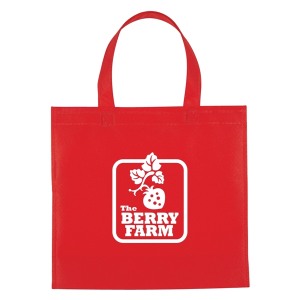 Tote bag made of 80 gram non-woven coated water-resistant polypropylene with... from ASI 61125 Hit Promotional Products / Hit®