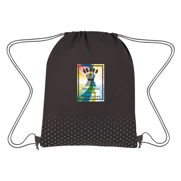 Water-resistant non-woven drawstring bag measuring 13" x 16 1/2" with a... from ASI 61125 Hit Promotional Products / Hit®