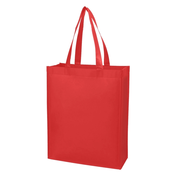 Matte Laminated Non-Woven Shopper Tote.  Made Of 80 Gram Laminated... from ASI 61125 Hit Promotional Products / Hit®