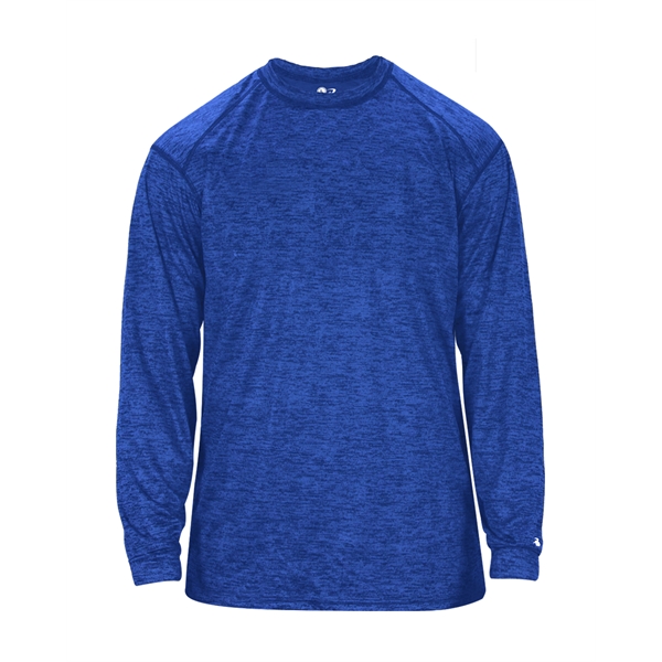 Long sleeve t-shirt with Badger sport paneled shoulder for maximum movement,... from ASI 37461 Augusta Sportswear